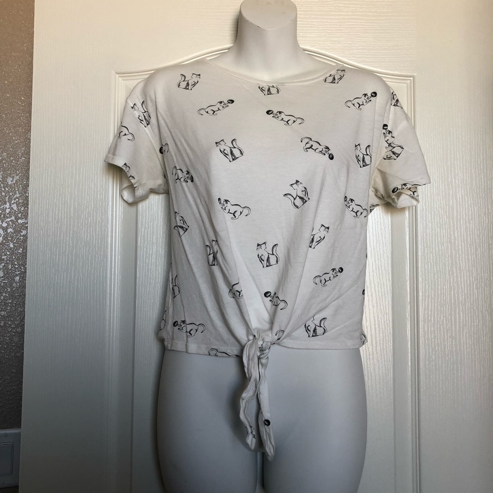 Cat crop top